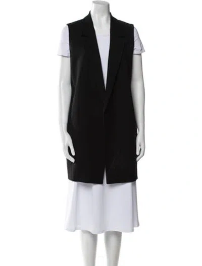 Pre-owned Lafayette 148 Vest In Black
