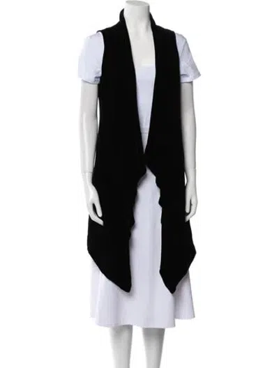 Pre-owned Lafayette 148 Vest In Black