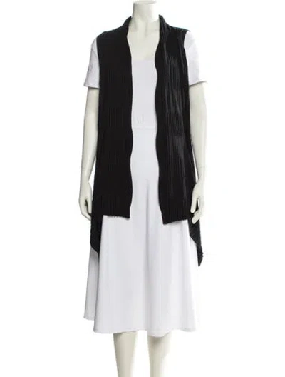 Pre-owned Lafayette 148 Vest In Black