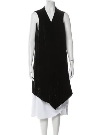 Pre-owned Lafayette 148 Vest In Black