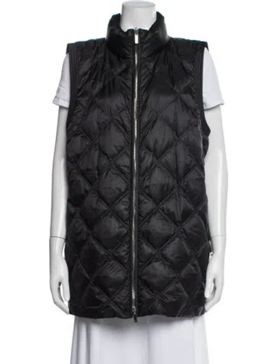 Pre-owned Lafayette 148 Vest In Black