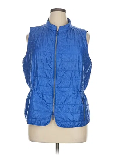Pre-owned Lafayette 148 Vest In Blue