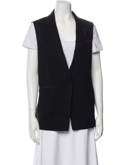 Pre-owned Lafayette 148 Vest In Blue