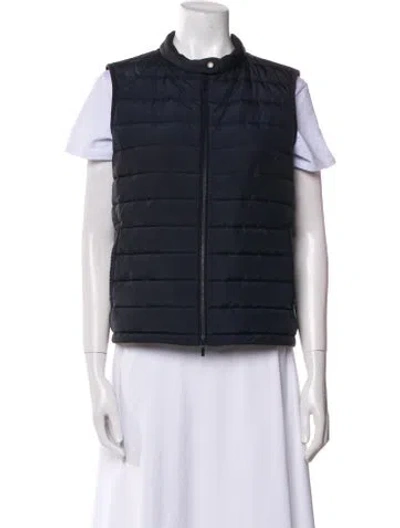 Pre-owned Lafayette 148 Vest In Blue