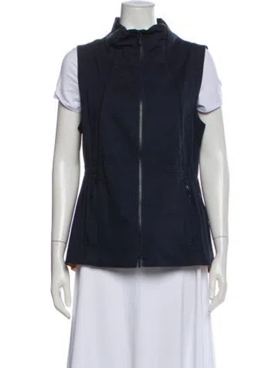 Pre-owned Lafayette 148 Vest In Gray