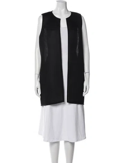 Pre-owned Lafayette 148 Vest In Gray