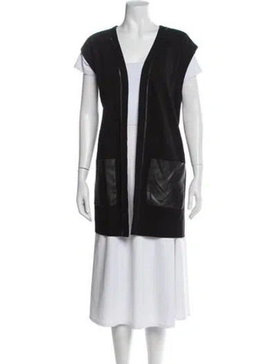 Pre-owned Lafayette 148 Vest In Gray