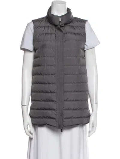 Pre-owned Lafayette 148 Vest In Gray