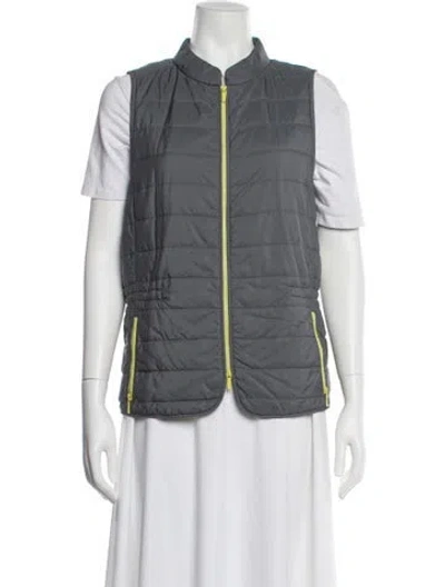 Pre-owned Lafayette 148 Vest In Green