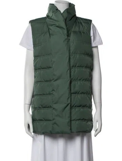 Pre-owned Lafayette 148 Vest In Green