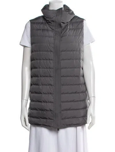 Pre-owned Lafayette 148 Vest In Grey