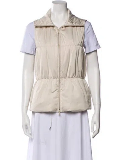 Pre-owned Lafayette 148 Vest In Neutral