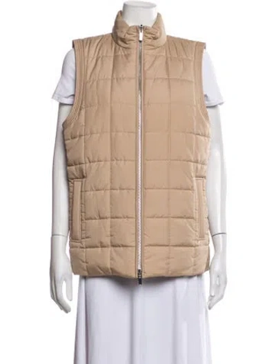Pre-owned Lafayette 148 Vest In Neutrals