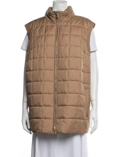 Pre-owned Lafayette 148 Vest In Neutrals