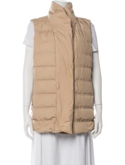 Pre-owned Lafayette 148 Vest In Neutrals