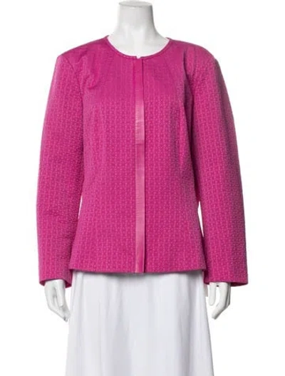 Pre-owned Lafayette 148 Vest In Pink