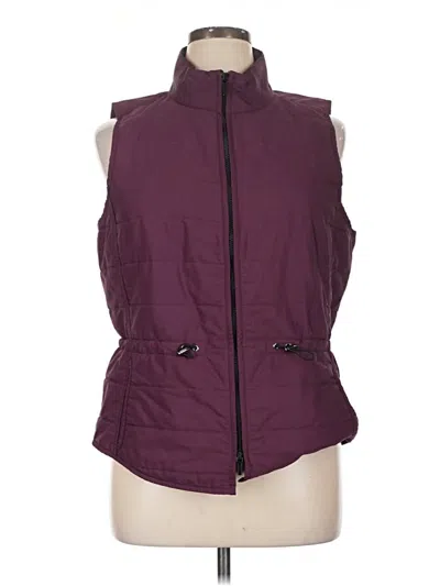 Pre-owned Lafayette 148 Vest In Purple