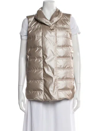 Pre-owned Lafayette 148 Vest W/ Tags In Neutrals