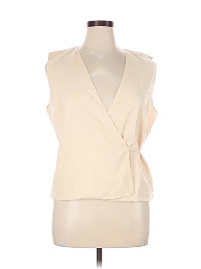 Pre-owned Lafayette 148 Vest In White