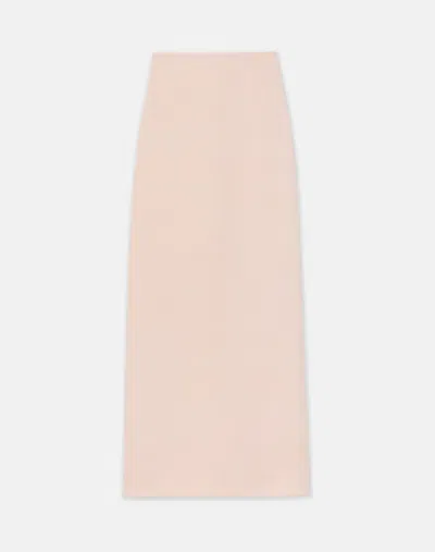 Lafayette 148 Viscose-silk Skirt In Bluff Pink