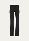 Lafayette 148 Waldorf Flare Secco Stretch Pants In Black
