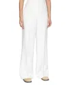Lafayette 148 New York Sullivan Wide Leg Linen Pants In White