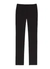 Lafayette 148 Petite Finesse Crepe Barrow Pant In Black