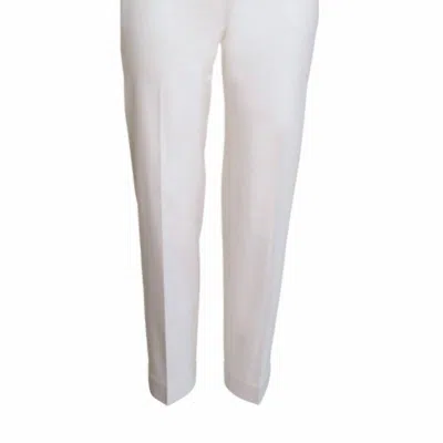 Lafayette 148 Women's Italian Stretch Wool Perry Pant In Ivory In White