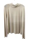 Lafayette 148 Women's Raglan Sleeve T-neck Top In Plaster In Gray