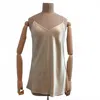 Lafayette 148 Women's Silk Charmeuse Bias Tank Top In Cream In Gold