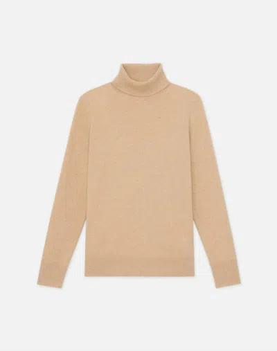 LAFAYETTE 148 WOMEN'S TURTLENECK SWEATER IN NUDE MELANGE