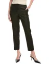 Lafayette 148 Clinton Wool Ankle Pant In Black