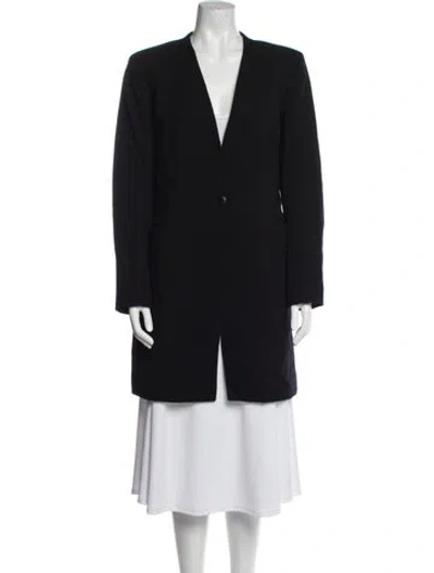 Pre-owned Lafayette 148 Wool Blazer In Black