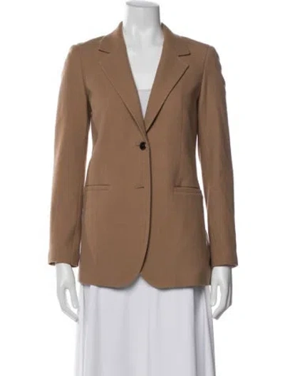 Pre-owned Lafayette 148 Wool Blazer In Brown