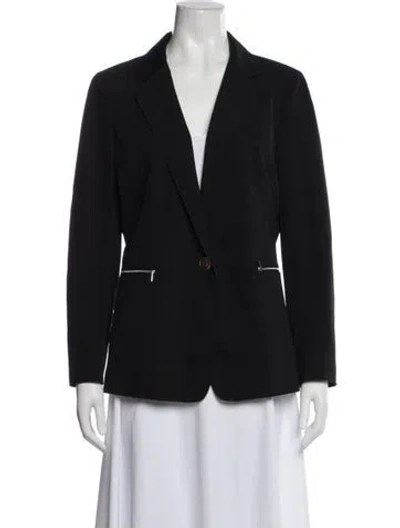 Pre-owned Lafayette 148 Wool Blazer In Gray
