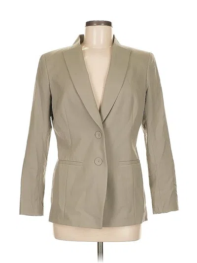 Pre-owned Lafayette 148 Wool Blazer Jacket In Brown