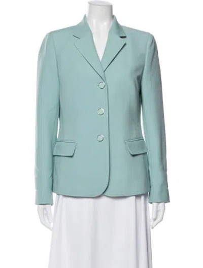 Pre-owned Lafayette 148 Wool Blazer In Multi