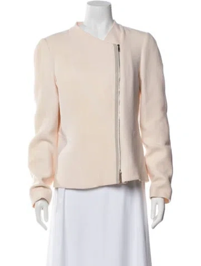 Pre-owned Lafayette 148 Wool Blazer In Neutral