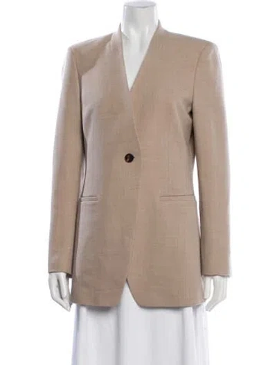 Pre-owned Lafayette 148 Wool Blazer In Neutral