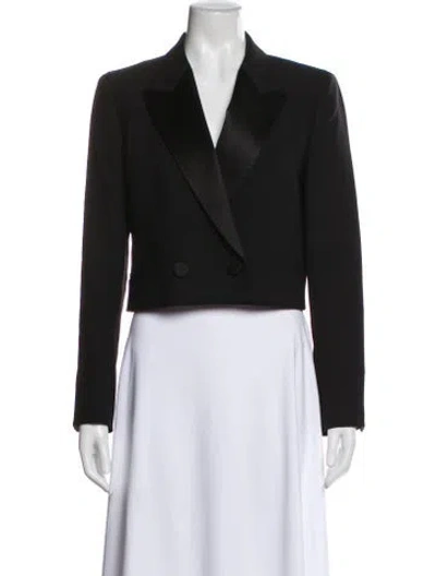 Pre-owned Lafayette 148 Wool Blazer W/ Tags In Black