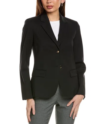 Lafayette 148 Wool-blend Clyde Blazer In Black