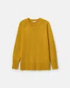 Lafayette 148 Wool Cashmere V Neck Sweater In Brown