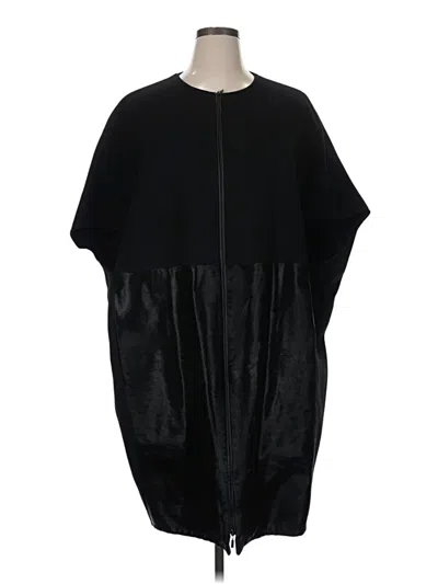 Pre-owned Lafayette 148 Wool Coat In Black