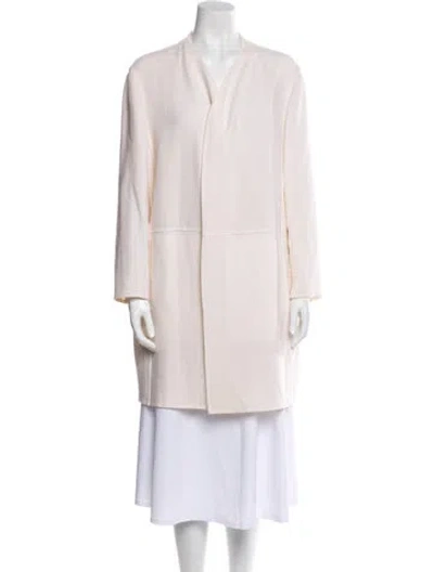 Pre-owned Lafayette 148 Wool Coat In Pink