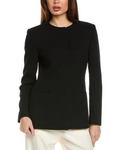 LAFAYETTE 148 WOOL COLLARLESS BLAZER