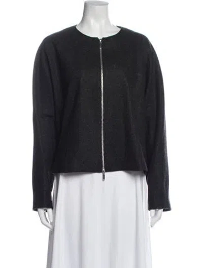 Pre-owned Lafayette 148 Wool Jacket In Black