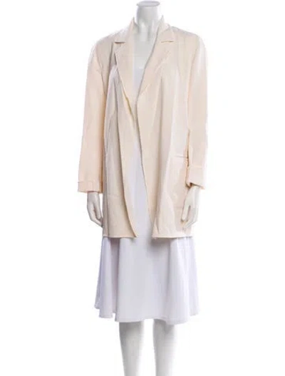 Pre-owned Lafayette 148 Wool Jacket In Neutral
