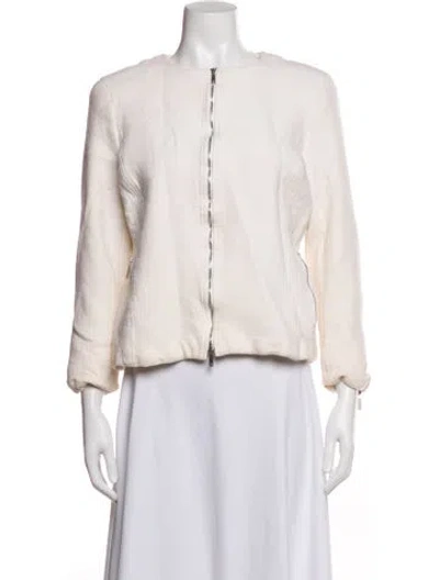 Pre-owned Lafayette 148 Wool Jacket In Neutrals