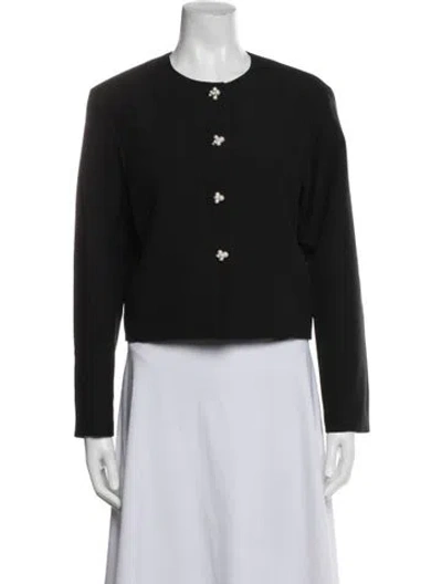Pre-owned Lafayette 148 Wool Jacket W/ Tags In Black
