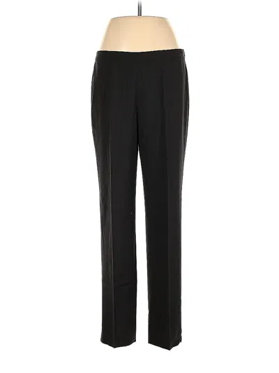 Pre-owned Lafayette 148 Wool Pants In Black